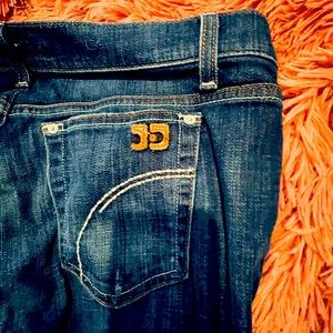 Joe’s Jean capri’s…size 31. Cutest fit with the little flare!